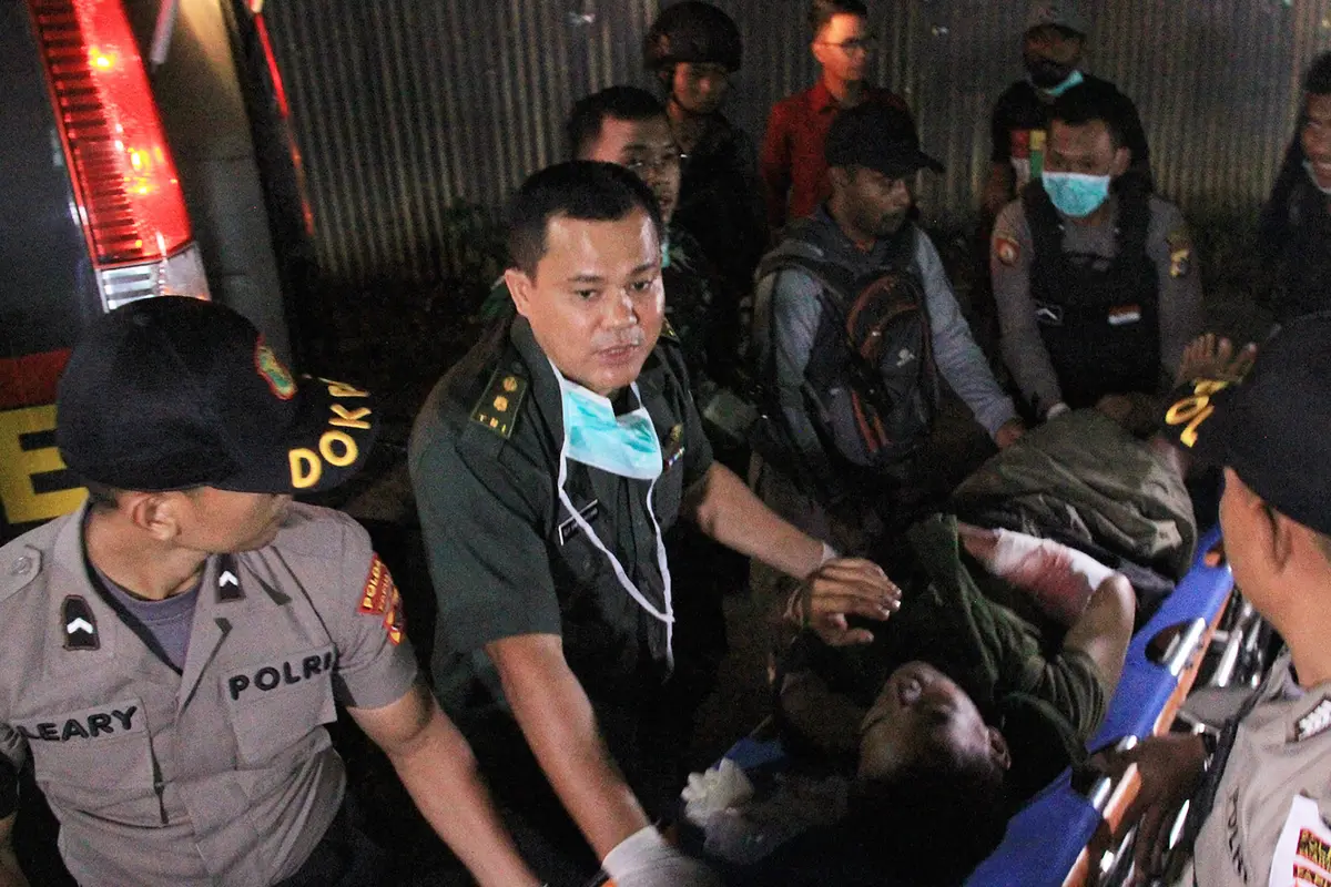 Proses Evakuasi Korban Serangan KKB Papua