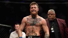 5. Conor McGregor - Atlet UFC yang sempat membuat onar sebelum pertandingan lawan Khabib Nurmagomedov. Aksi kontroversial cukup menarik perhatian penikmat UFC di seluruh dunia. (AFP/Harry How)