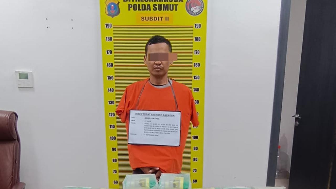 Kurir Narkoba Ditangkap di Sumut, Sembunyikan 44 Kg Sabu di Pintu Mobil