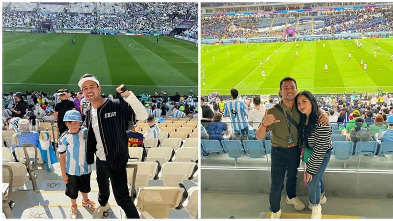 9 Momen Raffi Ahmad Ajak Keluarga Nonton Piala Dunia 2022 di Qatar, Seru Banget