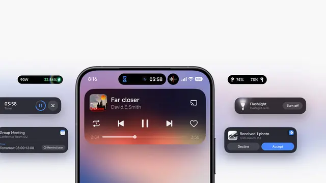 Xiaomi HyperIsland di HyperOS 3.