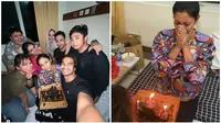 Momen ultah Tyas Mirasih ke-36 dirayakan di kamar RS tempat ibunya dirawat (Foto: instagram tyasmirasih/papham)