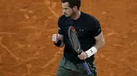 MULUS - Andy Murray berhasil melaju mulus ke perempat final Madrid Terbuka 2015. (REUTERS/Juan Medina)