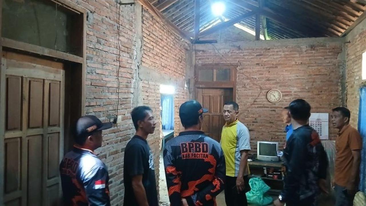 BPBD Pacitan Data 43 Bangunan Terdampak Gempa M 6,4, Kerusakan Bervariasi