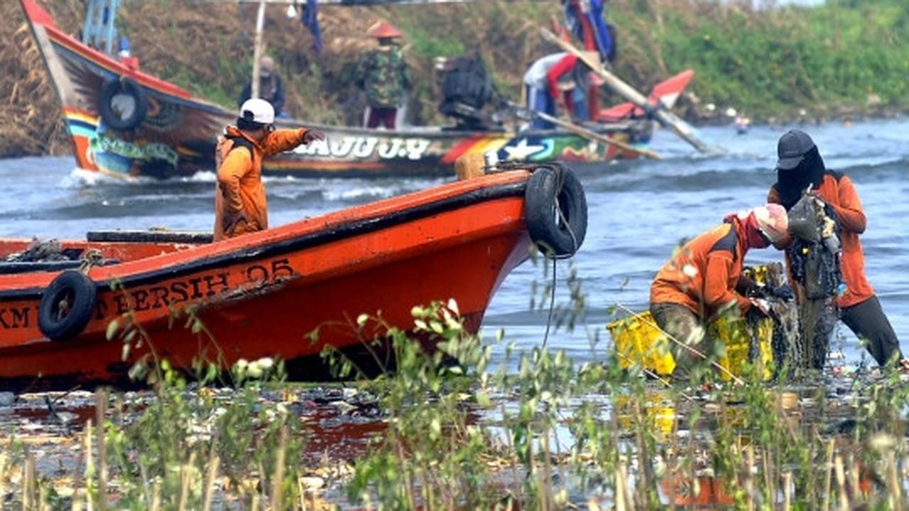 Melihat aksi para penjaga kebersihan pantai