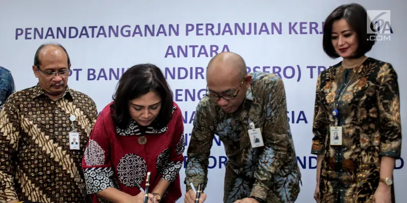 Pelni dan Bank Mandiri Kerja Sama Penggunaan Layanan Cash Card