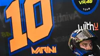 Luca Marini finis di posisi terbaik,9, di MotoGP Emilia Romagna (AFP)