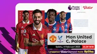 Live Streaming Big Match Liga Inggris Manchester United Vs Crystal Palace Sabtu, 4 Februari 2023 di Vidio