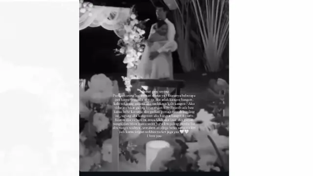 Momen romantis Dali Wassink semasa hidup bersama Jennifer Coppen. (Instgram Stories @jennifercoppenreal20)