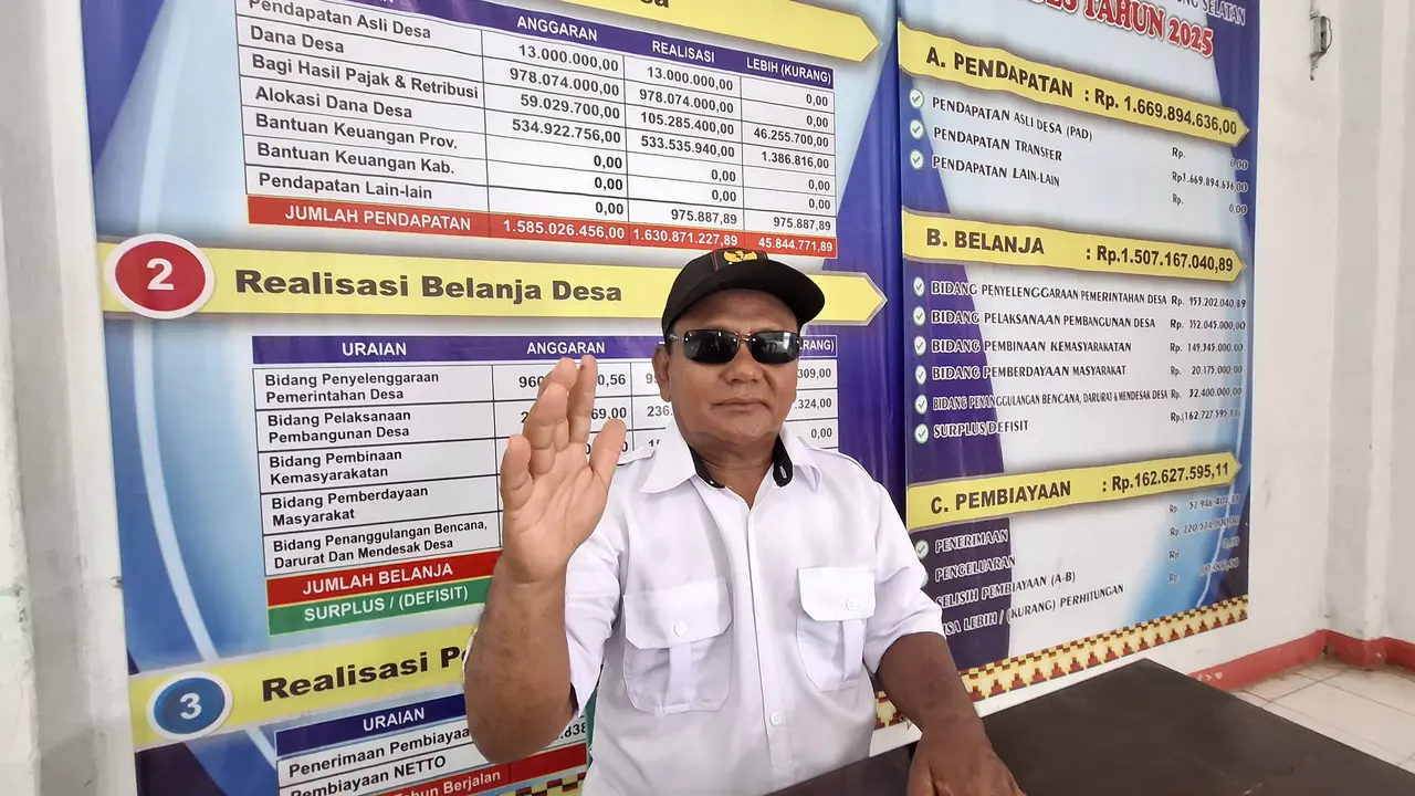 Potret Kepala Dusun di Lampung Mirip Presiden Prabowo