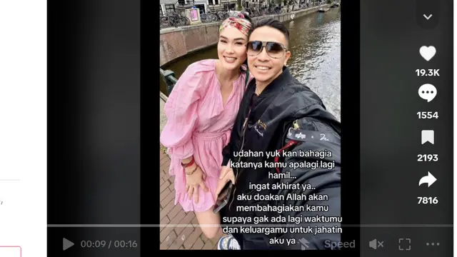 Stevie Agnecya Meninggal Dunia, Sempat Ungkap Dikirimi Santet. Foto: tangkapan layar Tiktok steviagnecya15.