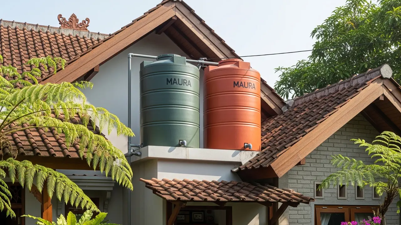 9 Letak Toren Air di Rumah Sempit