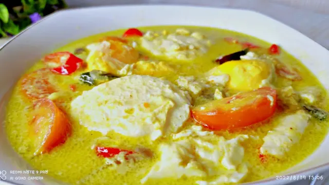 Resep Telur Kuah Santan Simpel