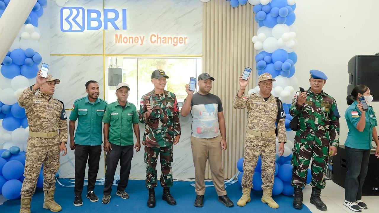 BRI Resmikan Money Changer di PLBN Motaain