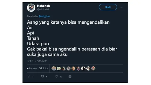 Hal yang Tidak Bisa Dikendalikan Aang si Avatar
