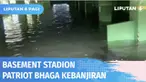 Di tengah perhelatan laga Piala AFF U-19, Stadion Patriot Chandrabhaga justru dilanda banjir. Banjir membuat lahan parkir bawah tanah atau basement tidak dapat digunakan karena terendam banjir setinggi 50 centimeter.