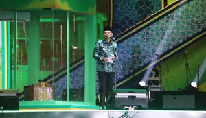 Penjabat Gubernur Jawa Barat, Bey Triadi Machmudin resmi membuka perlombaan Musabaqoh Tilawatil Quran (MTQ) ke-38 tingkat Provinsi Jawa Barat yang berlangsung di Plaza Pemda Kabupaten Bekasi, Minggu (28/04/2024) malam (Istimewa)