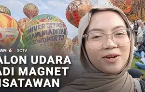 Ribuan Orang Tumpah Ruah di Festival Balon Udara
