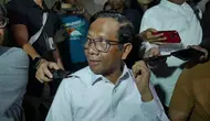 Disela Doa bersama, Mahfud MD memberikan reaksi terkait Film Dokumenter Dirty Vote yang dipermasalahkan oleh Dewan Pimpinan Pusat Forum Komunikasi Santri Indonesia (DPP Foksi) ke Mabes Polri.