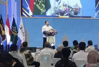 Jaksa Agung ST Burhanuddin mengungkapkan adanya wacana penggabungan fungsi pidana umum (pidum) dan pidana khusus (pidsus) di lingkungan Kejaksaan Agung ke dalam satu struktur bernama Jaksa Agung Muda Operasi (JAM Operasi). (Foto: Antara)