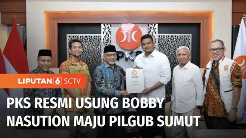 VIDEO: PKS Usung Bobby Nasution Maju Pilgub Sumut, Golkar Pinang Deddy Mulyadi Jadi Cagub Jabar