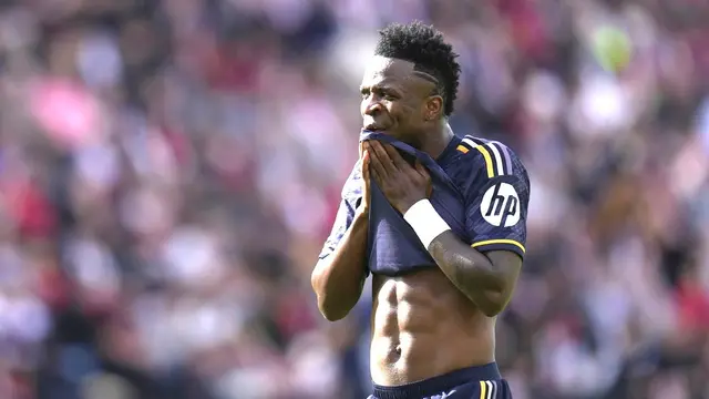 Foto: Reaksi Skuad Real Madrid saat Ditahan Imbang Rayo Vallecano di Liga Spanyol