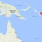 Pulau Vangunu, bagian dari Kepulauan Solomon, adalah tempat temuan tikus raksasa Uromys vika. (Sumber Google Maps)