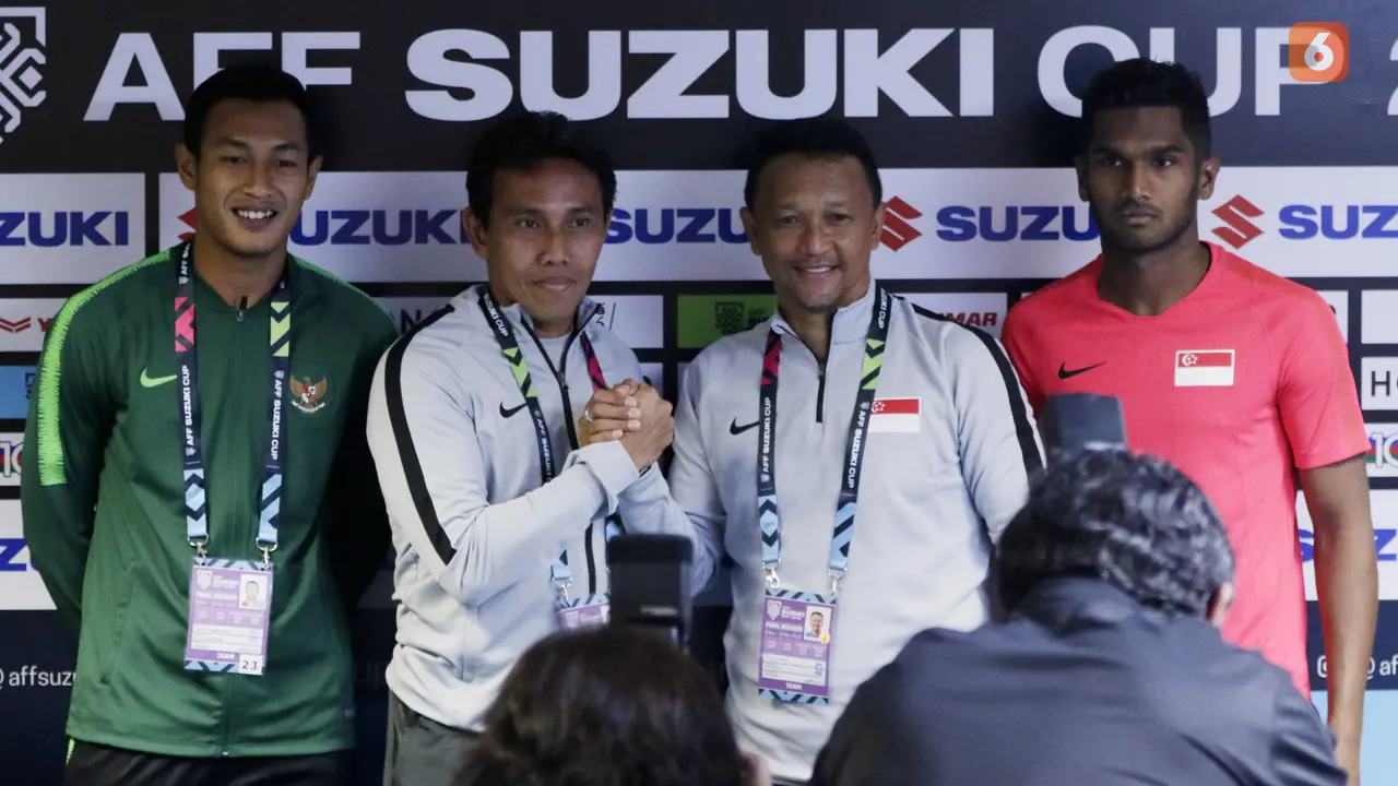 Jumpa Pers Singapura Vs Timnas indonesia