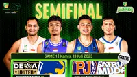 Live Streaming Semifinal IBL Tokopedia 2023 di Vidio : Pelita Jaya Bakrie Jakarta vs Satria Muda Pertamina Jakarta, Kamis 13 Juli