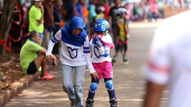 Suatu Siang Bersama Atlet Sepatu Roda Cilik