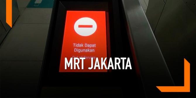 VIDEO: Warga Keluhkan Mesin Tap MRT Bermasalah
