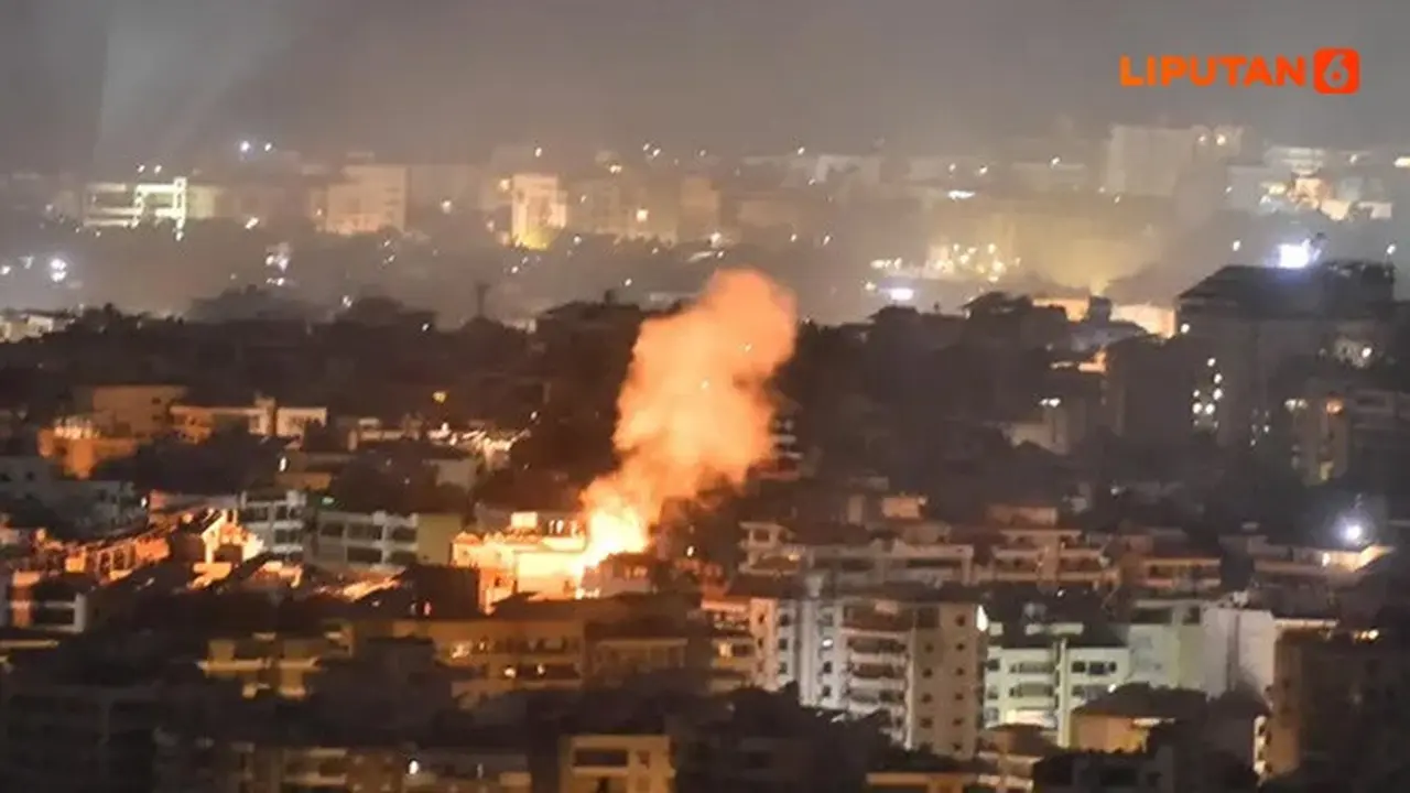 Banner Infografis Israel Mulai Serbu Lebanon Lewat Darat. (Foto: AFP)