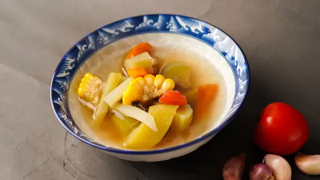 Ilustrasi sayur asam manis