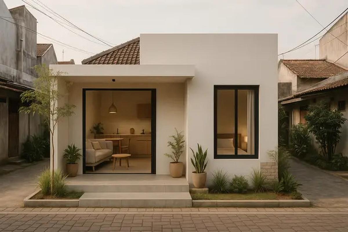8 Rumah Tipe Minimalis Modern 1 Kamar Tidur di Perkotaan, Kecil Tapi Nyaman