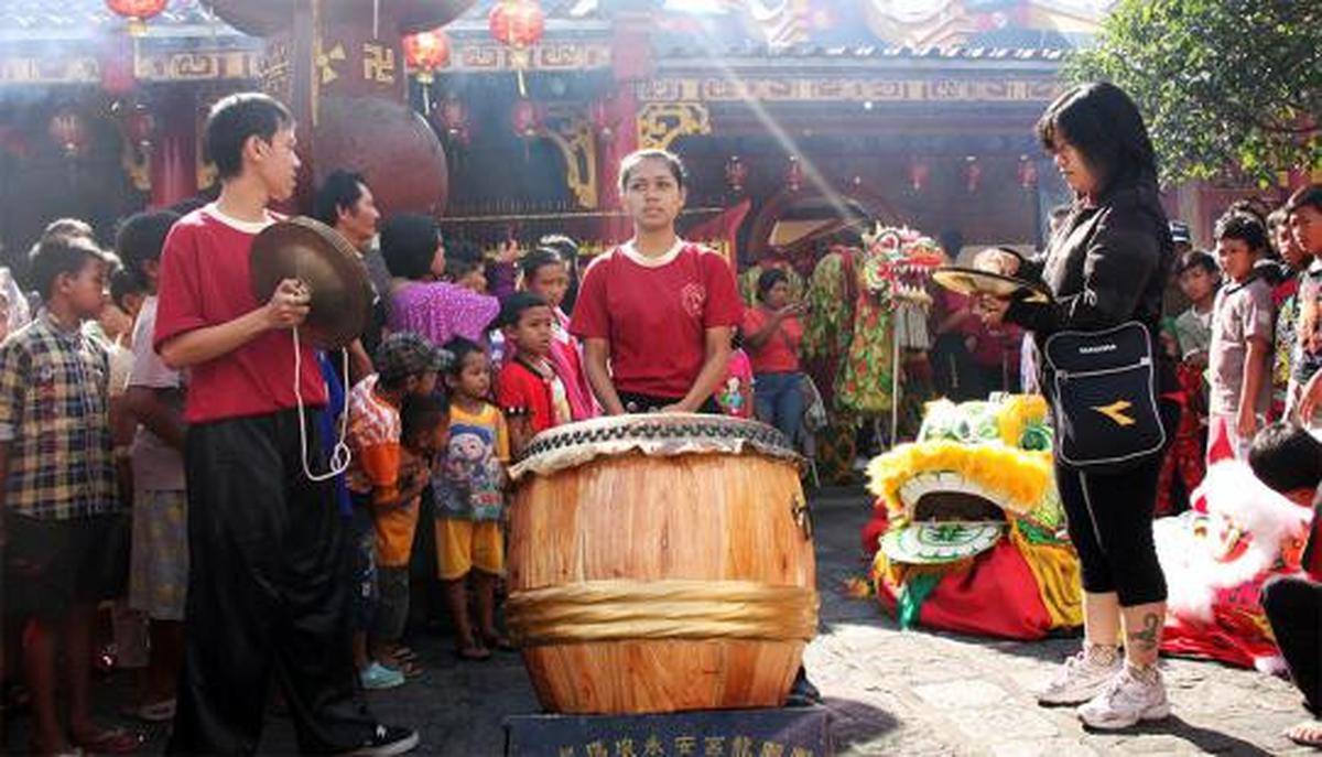 Perayaan Imlek di Eng An Kiong, Malang 