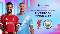 Jadwal Pertandingan Liverpool vs Manchester City
