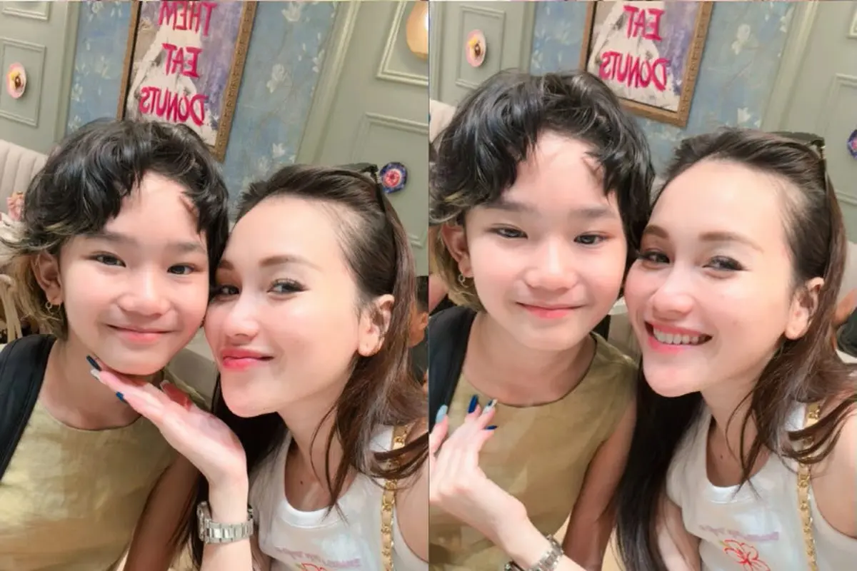 Ayu Ting Ting Liburan di Amerika Serikat Bersama Bilqis