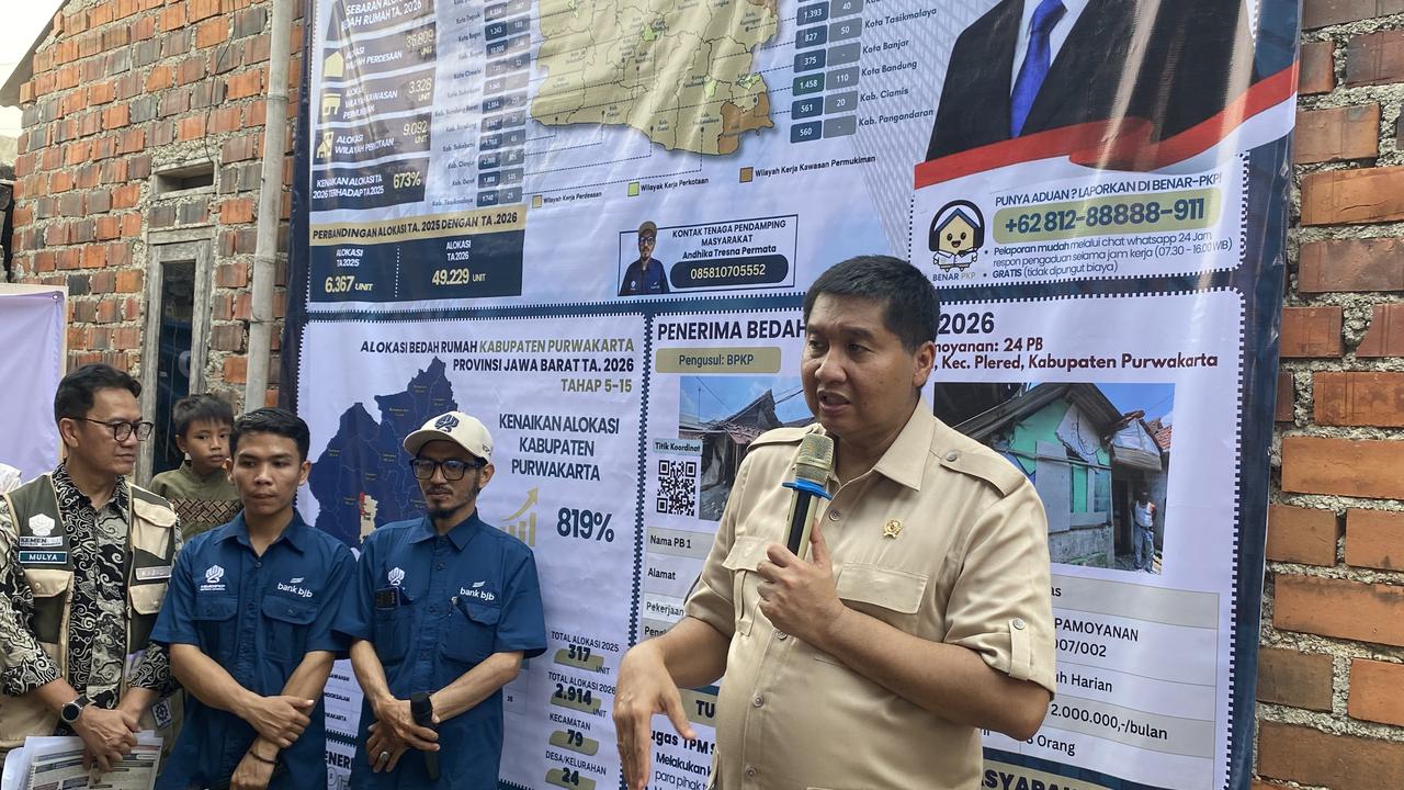 Rumah Kontrakan dapat Bantuan Bedah, Maruarar Sirait: Jangan Naikkan Sewa