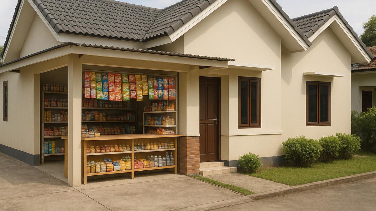 8 Desain Rumah L-Shape dengan Warung di Teras, Estetik tapi Tetap Privat