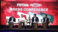 Konferensi pers Indonesia Futsal 4 Nations World Series di Jakarta, Rabu (15/1/2025). (Dok Federasi Futsal Indonesia)