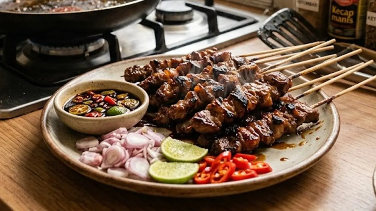 Resep Sate Kambing Teflon