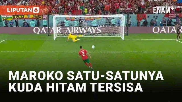 Maroko membuat kejutan di babak 16 besar Piala Dunia 2022 Qatar. Mereka melaju ke babak 8 besar usai hentikan langkah Spanyol lewat adu penalti (3-0). Maroko jadi satu-satunya kuda hitam yang tersisa hingga babak 8 besar setelah Jepang dan Korea Sela...