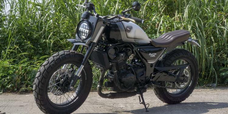 Tampilan Keren Kawasaki Z250 yang Diubah Jadi Scrambler Singo Edan Berita Otosia