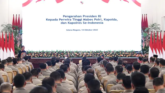 Momen Jokowi Kumpulkan Kapolres Seluruh Indonesia di Istana