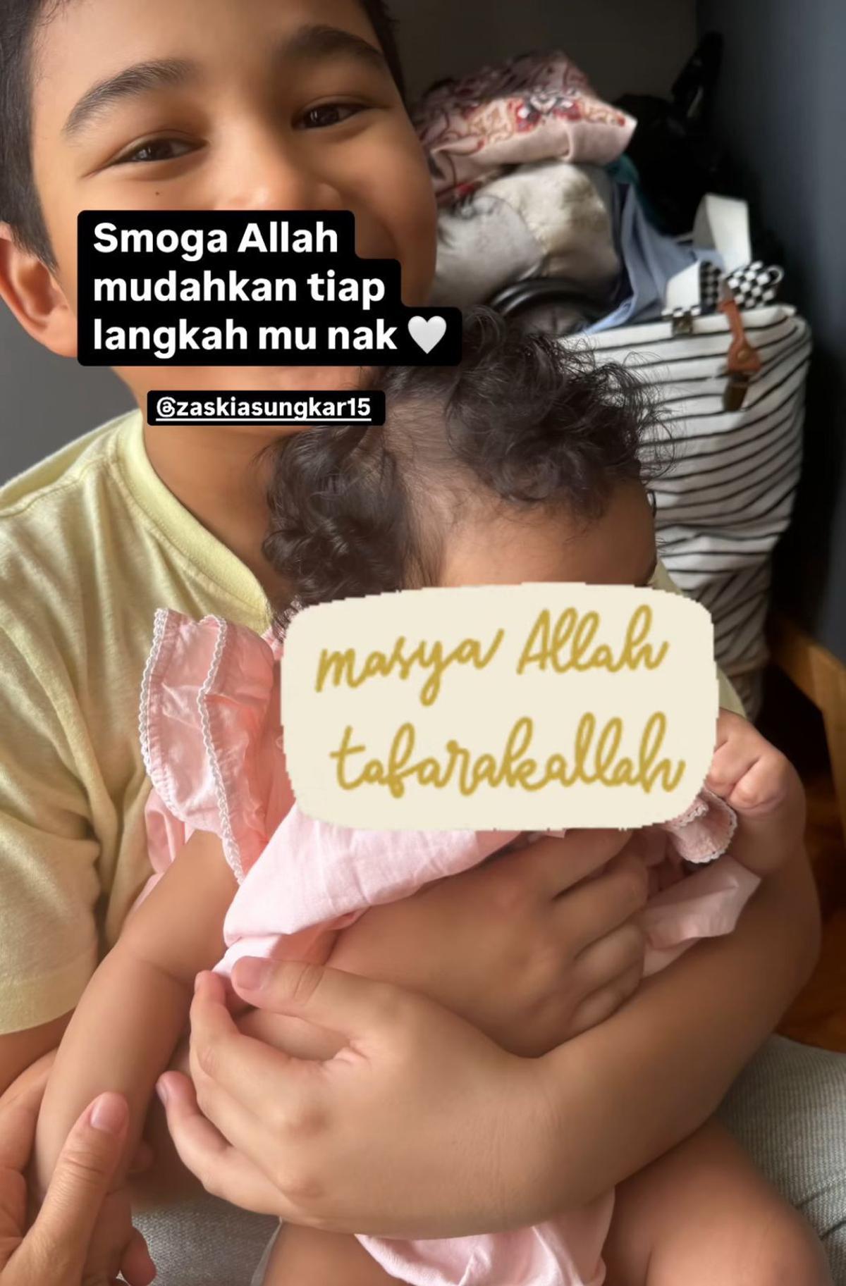 Zaskia Sungkar Diduga Adopsi Anak, Momen Manis Ukkasya dengan Baby Humaira