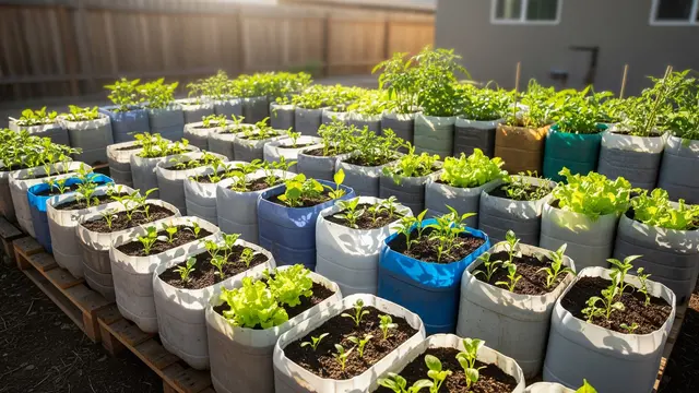 Cara Membuat Kebun Pangan Keluarga dari Galon Bekas/AI Generated
