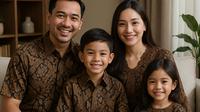 Contoh Baju Batik Sarimbit Keluarga dengan Gaya Modern untuk 2025 (created by AI)