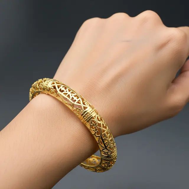 9 Model Gelang Emas Karat Tinggi Tidak Mudah Penyok, Investasi Tahan Banting