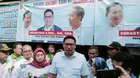 Ketua Asosiasi Pedagang Pasar Seluruh Indonesia (APPSI) Sudaryono kembali blusukan ke pasar tradisional di Jawa Tengah (Jateng) untuk menyerap aspirasi para pedagang pasar. (Ist).