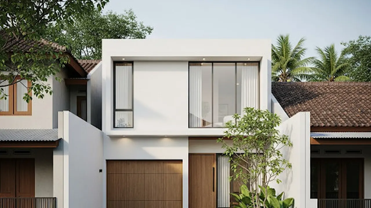 Rumah Sederhana 4x8 Ada Garasi